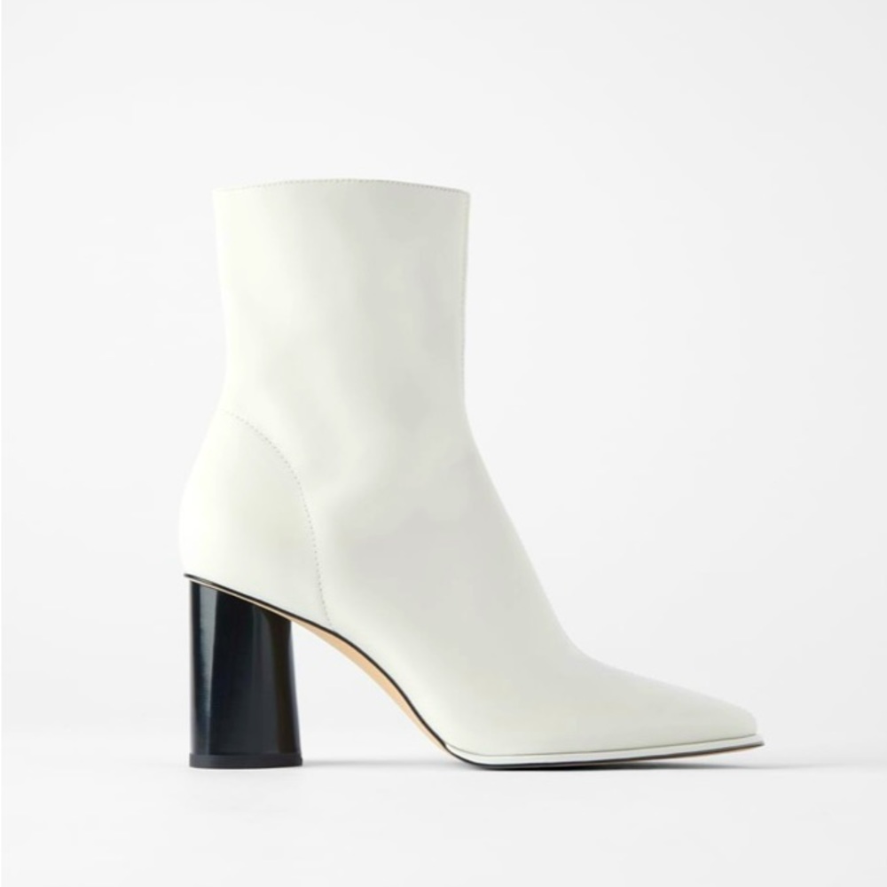 Zara leather boots